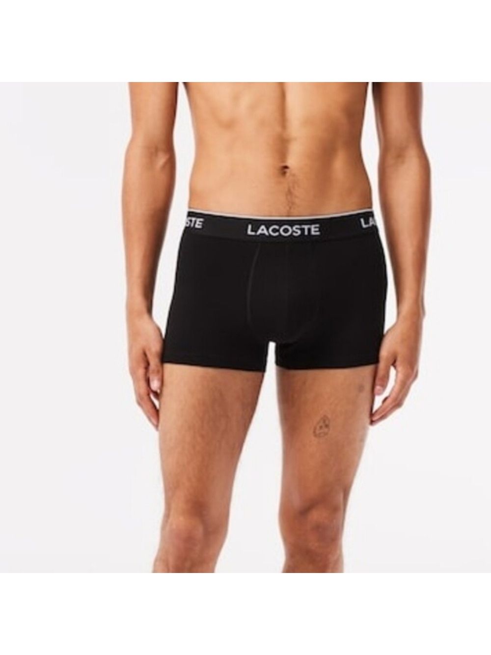 Lacoste Mens Black Logo Briefs Medium Size
